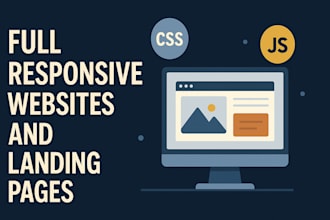 develop websites, landing pages for your brand