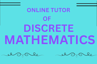 tutor online math, discrete math and discrete mathematics