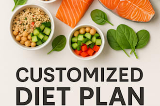 create a custom diet plan for your health goals