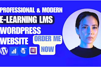 build wordpress lms website with tutor lms pro or learndash