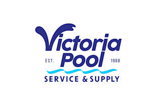 design pool service supply company logo