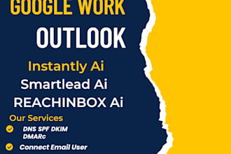 build cold email domain and inbox warmup for outreach and instantly ai