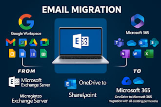 do email migration to google workspace or microsoft 365, no downtime