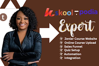 setup skool community skool online course kajabi website kajabi online course