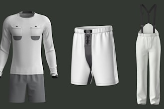 make 3d clothing mockups in clo3d fashion apparel 3d cloth model polo tshirt