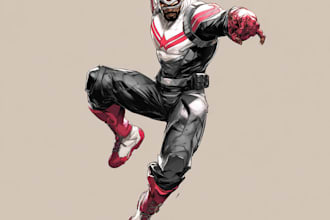 create comic book art, comic book illustrations