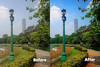do professional photo retouching and photo editing
