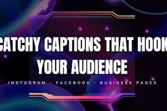 write catchy instagram and facebook captions for your brand