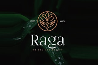 design unique cosmetics logo for your brand or any graphic