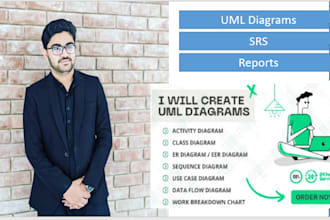 do uml diagrams, srs, erd, class, dfd and use case diagram
