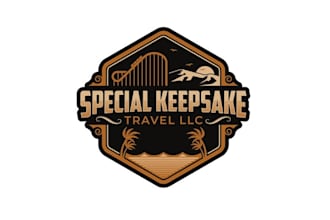 design unique adventurous travel agency logo