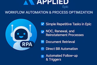 automate repetitive tasks in applied epic using rpa