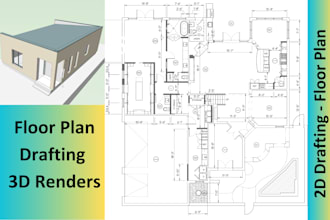 draw floor plans and 3d renderings