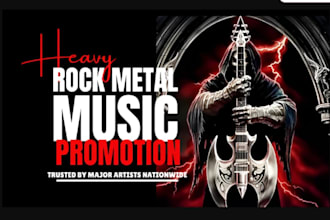 do organic superfast heavy rock metal music promotion viral SMM