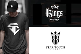 do luxury clothing fashion brand, monogram and apparel fashion logo design