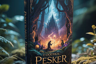 fantasy book cover design or fantasy book cover