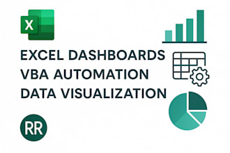 create advanced excel spreadsheets wit dashboards