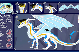 draw a weapon and species reference or concept arts