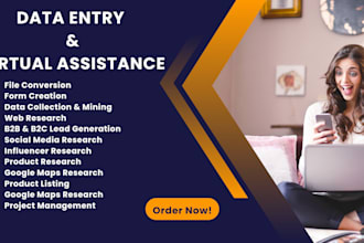be your reliable real estate virtual assistant for data entry and leads