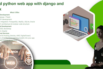 build python web app with django and flask
