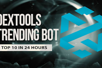 provide real dextool bot, cmc, volume bot, poocoin bot, trending bot