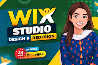 develop and design wix studio website