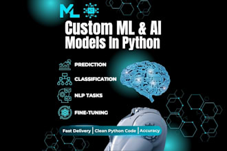 build ml models for prediction, classification, and ai tasks in python