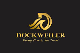 design high resolution cruises travel agency logo