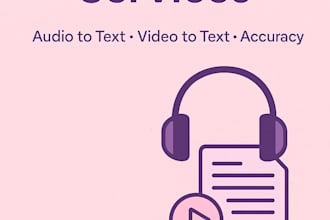 transcribe audio or video to text accurately