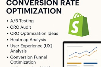 increase conversion rate of your shopify store and cro audit