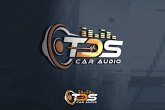 design vehicle car audio electronics logo