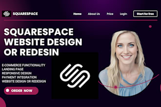 build squarespace website design squarespace redesign square online store