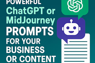 create powerful chatgpt or midjourney prompts for your business or content