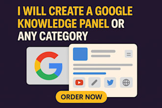 develop edit profit making valid google knowledge panel for personal and busines
