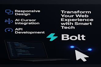 develop your custom website with ai cursor using bolt new cursor