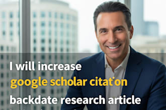 increase google scholar citation backdate research article index journal ssci