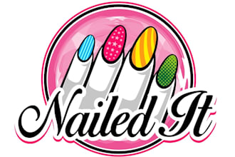 design good looking nail logo