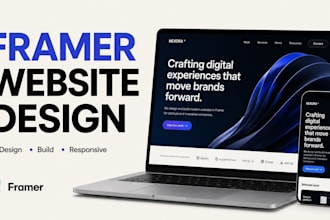 design and build a modern framer website