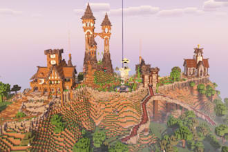 build custom medieval structures in minecraft java