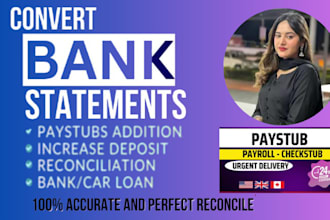 do adp paystub, payroll report, w2, w3, 1099 and bank reconciliation for you