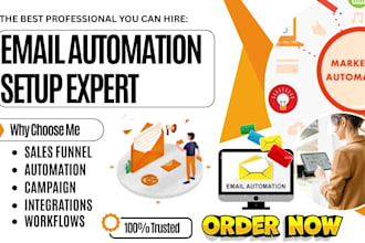setup email automation activecampaign drip mailchimp brevo mailerlite getrespons