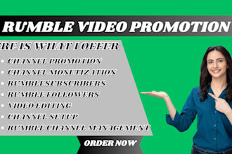 do organic rumble video promotion for your channel growth
