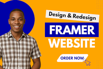 modern, responsive, and user friendly website using framer or webflow