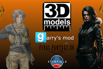 port, edit or create custom models for your gmod, ffxiv, skyrim, starfield, vrc