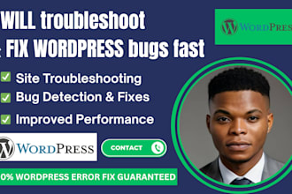 fix wordpress bugs errors issues and glitches to make your site run smoothly