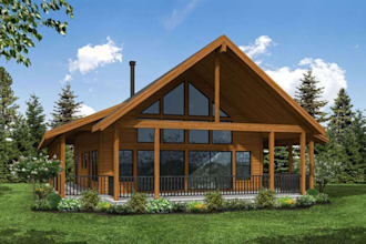 render quality architectural design of tiny house, small home, and a frame cabin