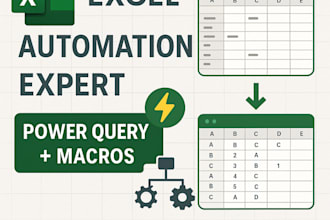 build excel automation using power query and macros