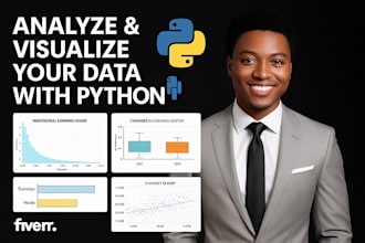 python data analysis, statistical data analysis, excel data entry, data science