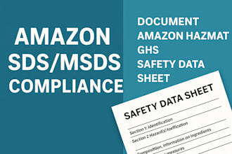 do amazon sds msds compliance document amazon hazmat gsh and safety data sheet