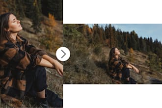 expand, change ratio of image, expand, extend, enlarge background